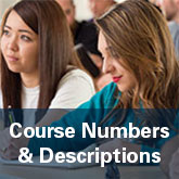 Image link to a list of course numbers and descriptions